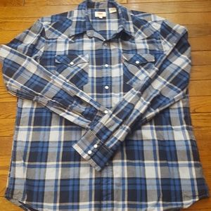 Levi's Flannel Western Button Down